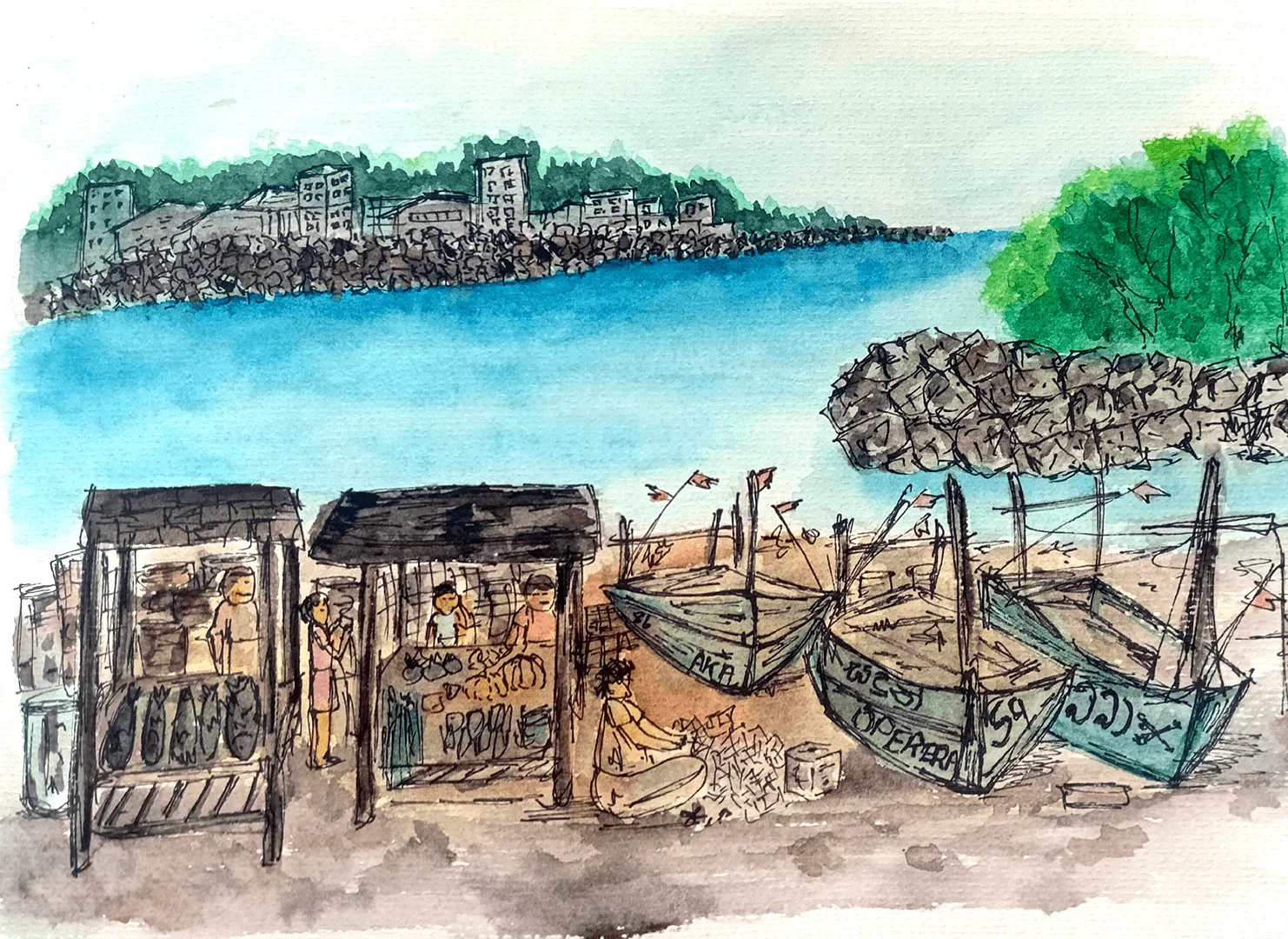 Galle Fish Market