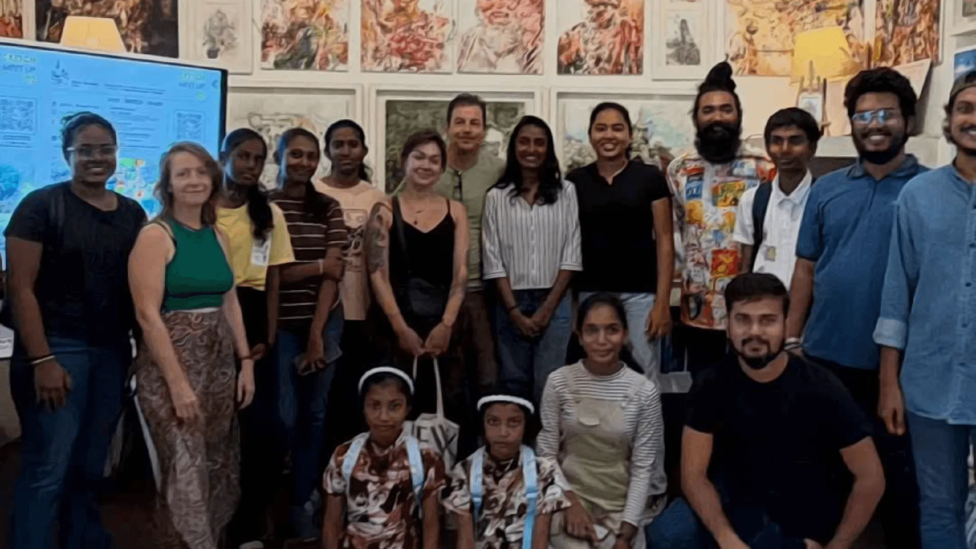 Urban Sketchers Galle group at Sketch Meet #2